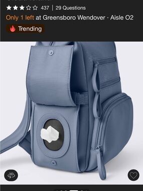cloud island Blue Baby Diaper Backpack with Wipe Dispenser